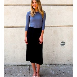 Mimu Maxi Morah Skirt in black size XS